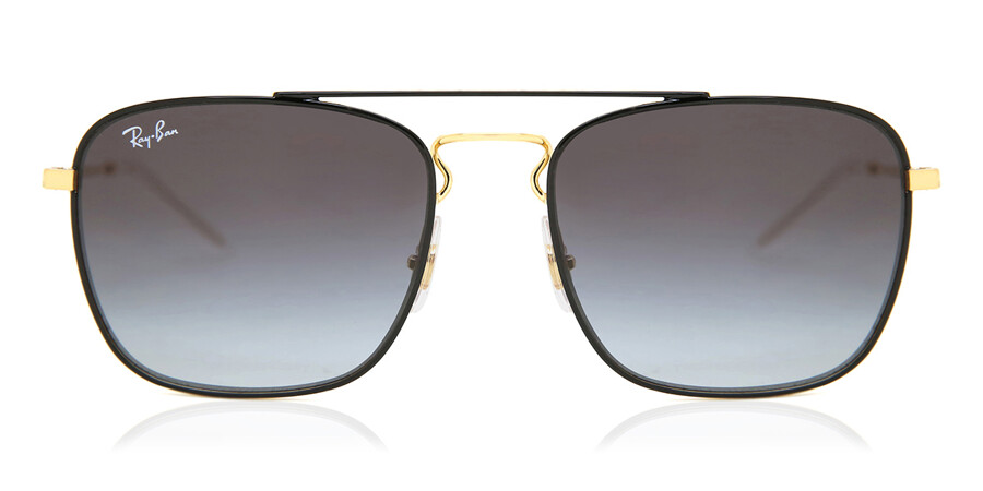 Ray-Ban RB3588 90548G Sunglasses Gold On Top Black | VisionDirect Australia
