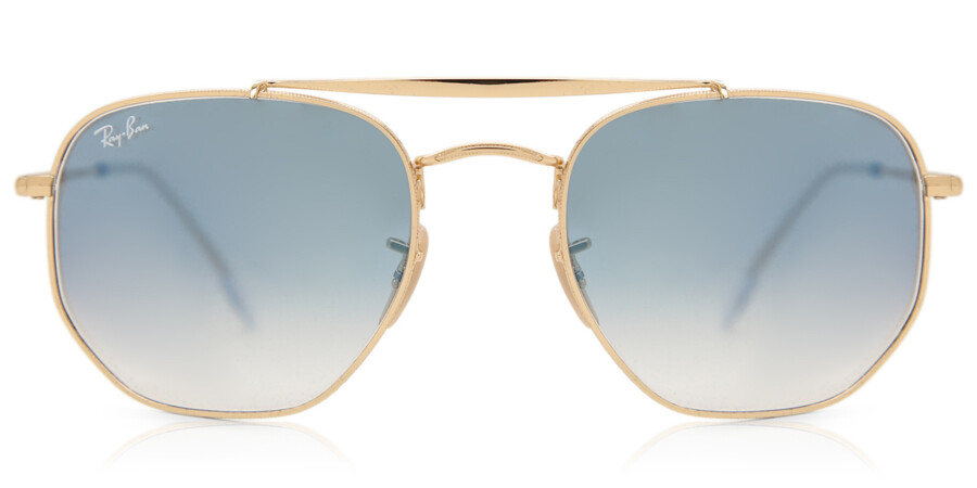 Ray-Ban RB3648 The Marshal 001/3F Sunglasses Gold | SmartBuyGlasses UK