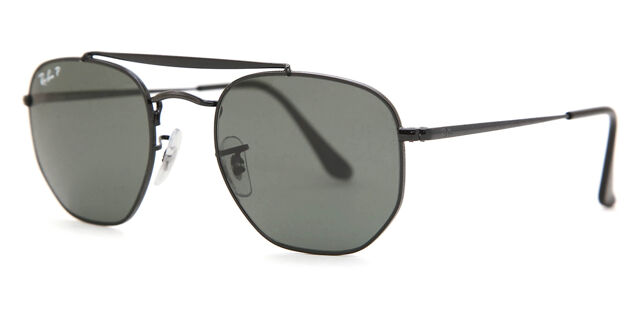 Ray-Ban RB3648 The Marshal Polarized 002/58 Aviator Black  display picture 1