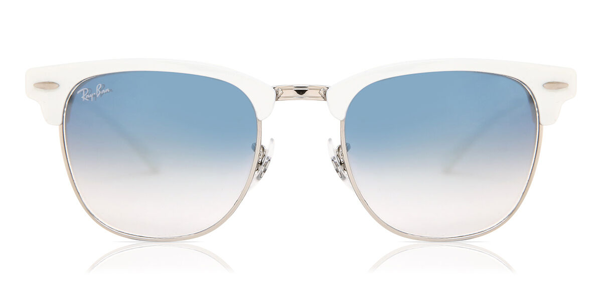 invoer openbaring Vlek Ray-Ban RB3716 90883F Sunglasses in Silver/ White | SmartBuyGlasses USA