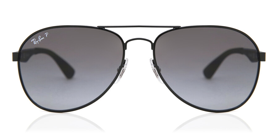 Ray-Ban RB3549 Polarized 002/T3 Sunglasses Black | SmartBuyGlasses UK