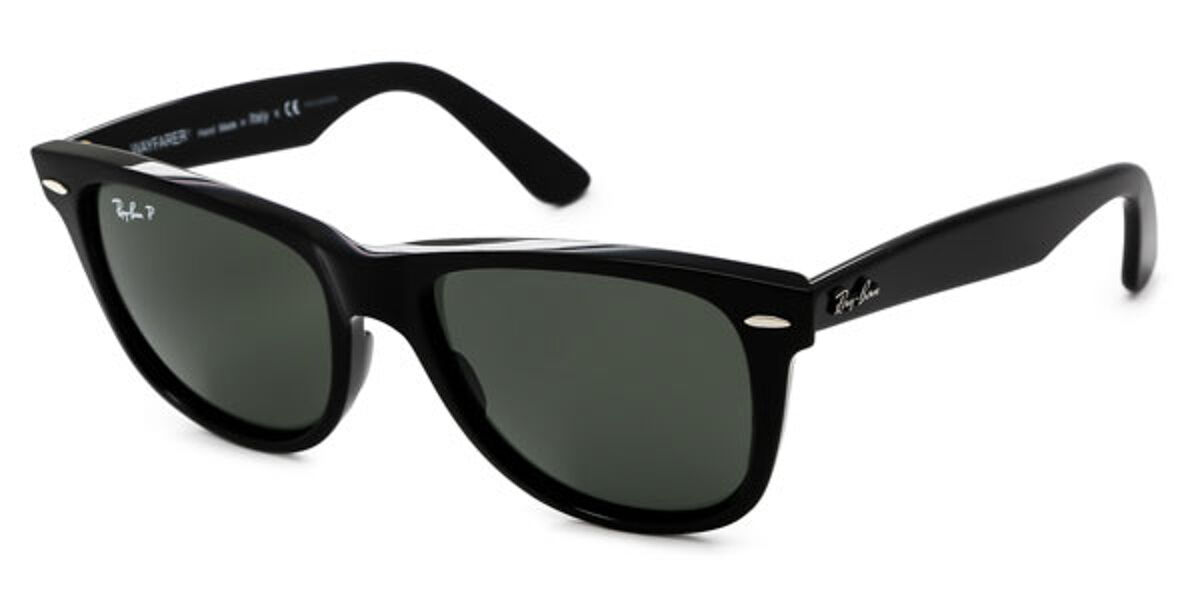 klima Distrahere Skygge Ray-Ban RB2140 Original Wayfarer Polarized 901/58 Sunglasses in Black |  SmartBuyGlasses USA