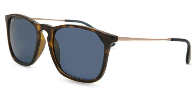 Ray-Ban RB4187 Chris 639080 Square Havana Sunglasses  display picture 3