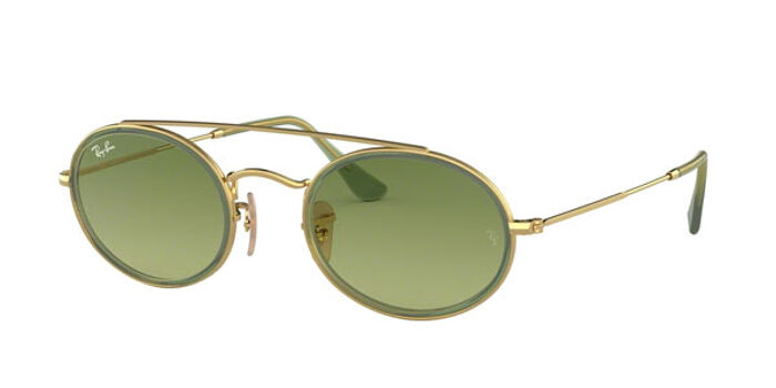 Ray-Ban RB3847N 912443 Aviator Gold Sunglasses  display picture 3
