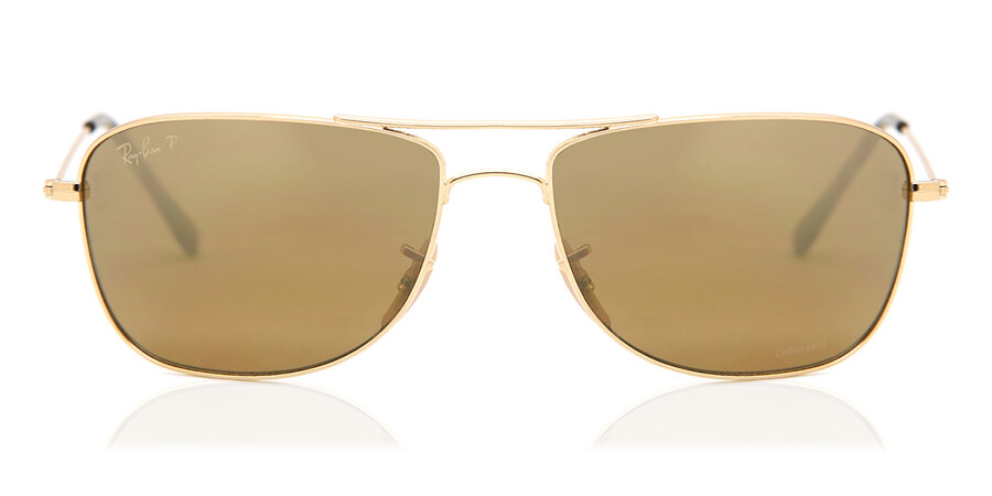 Ray-Ban RB3543 Chromance Polarized 001/A3 Sunglasses Gold | SmartBuyGlasses  Ireland