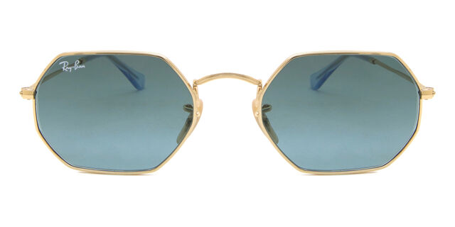Ray-Ban RB3556N Octagonal 91233M Geometric Gold Sunglasses  display picture 1