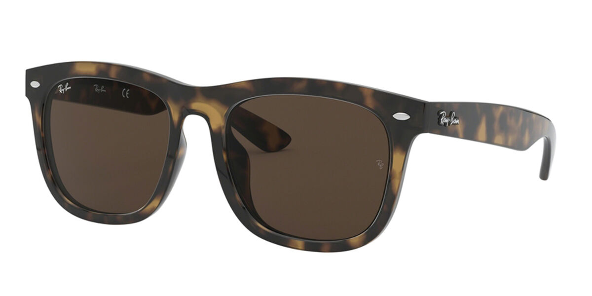 ray ban justin rubber brown