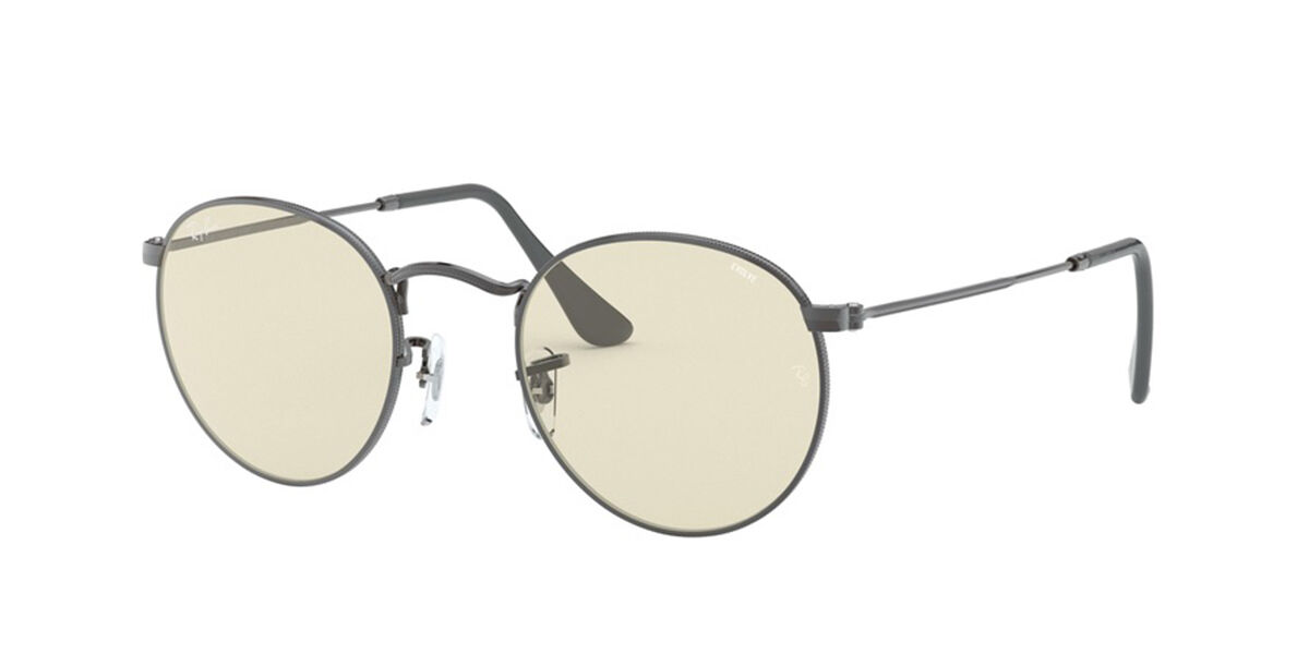 ray ban round sunglasses gunmetal