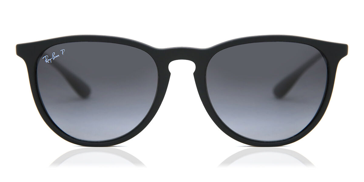 Kenmerkend Het beste Afwijzen Ray-Ban RB4171 Erika Polarized 622/T3 Sunglasses in Black Rubber |  SmartBuyGlasses USA