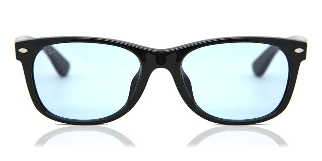 RB2132F New Wayfarer Asian Fit Sunglasses Black | SmartBuyGlasses USA