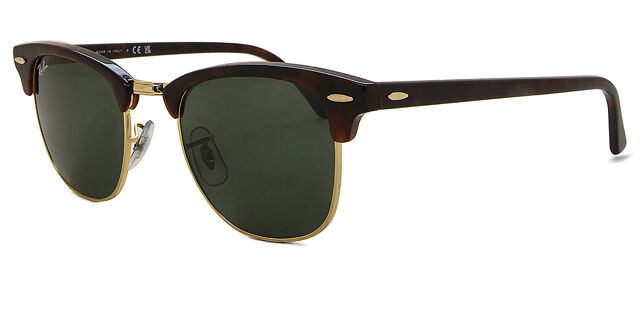 RB3016/S Clubmaster sunglasses Mock Tortoise/Arista Gold