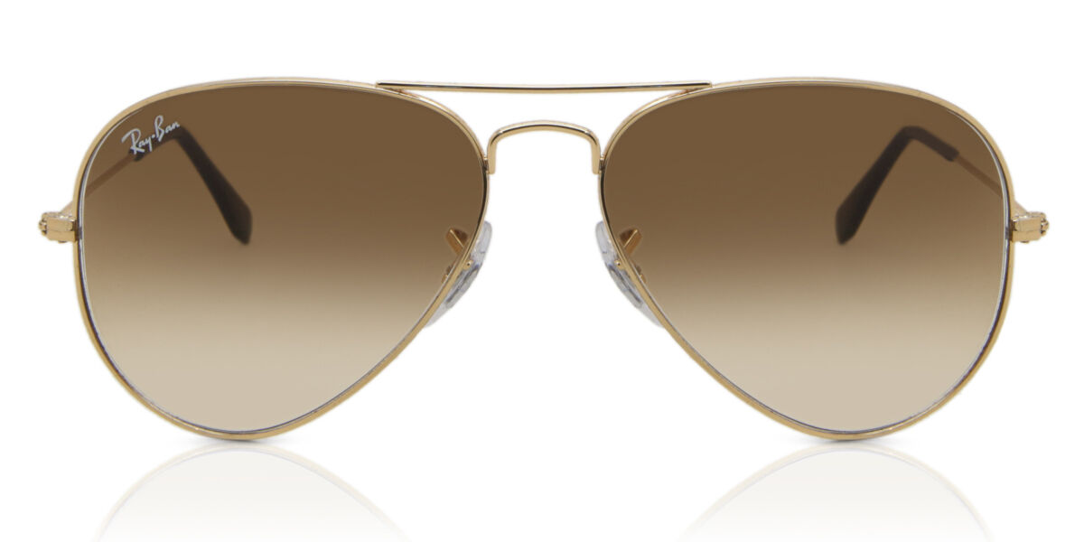 Aviator Sunglasses Matte Gold | SmartBuyGlasses USA