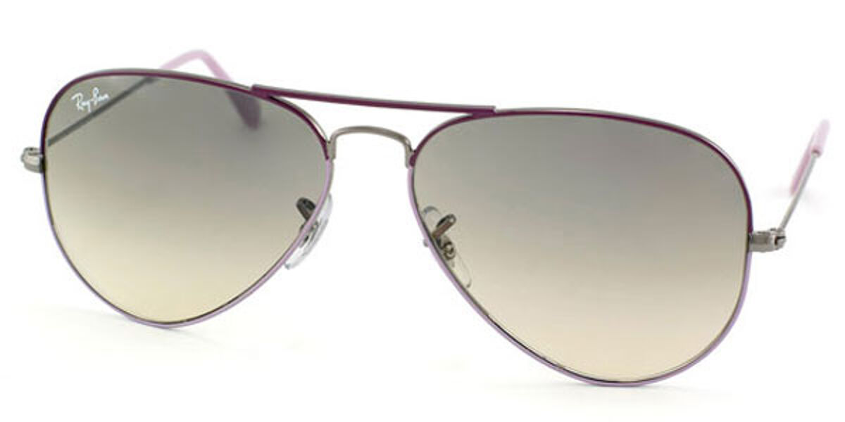 Ray-Ban RB3025 Aviator Large Metal 072/32 Sunglasses Purple | VisionDirect  Australia