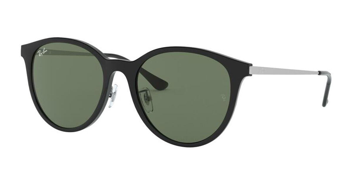 Zdjęcia - Okulary przeciwsłoneczne Ray-Ban RB4333D Asian Fit 629271 55 Czarne Męskie Okulary Przeciws 