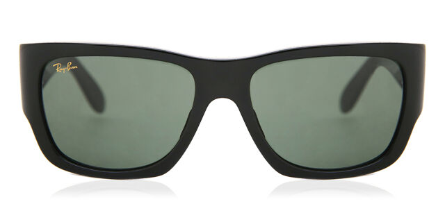 Unisex Ray-Ban Wayfarer Nomad Black Sunglasses w/ Case Ray Ban Sunglasses Wayfarer Nomad Unisex Black Polarized  main image 4