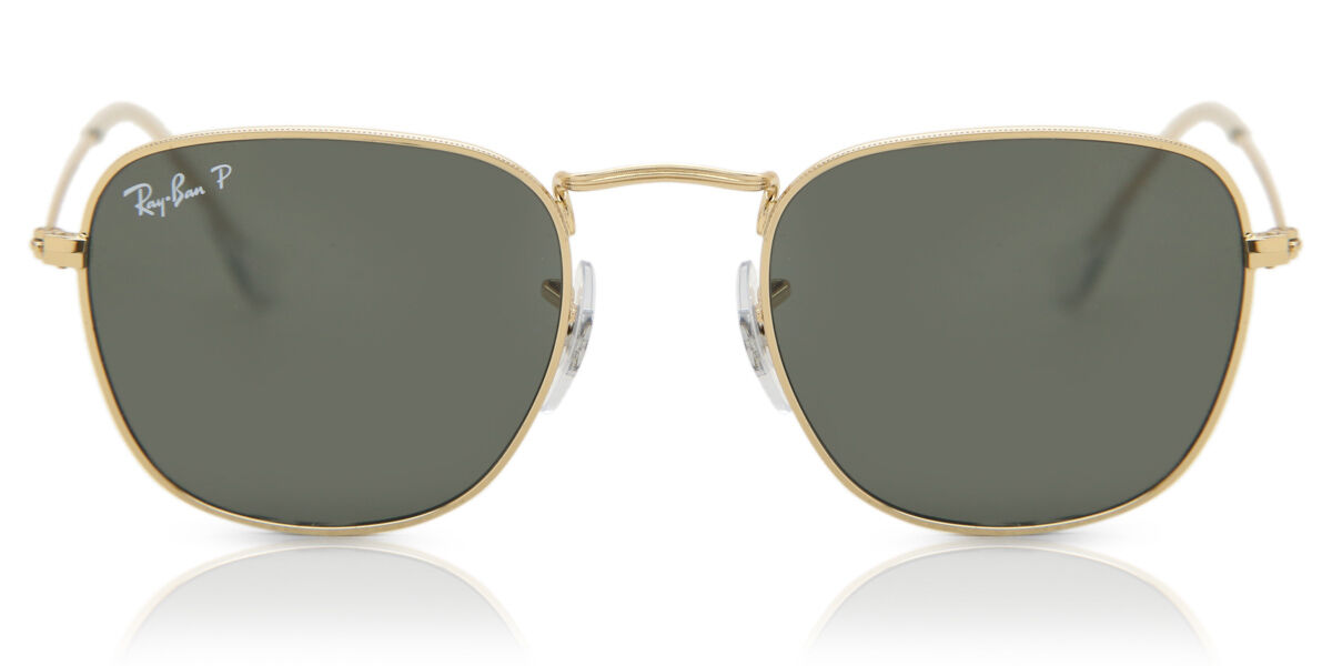 Ray-Ban RB3857 Frank Polarized 919658 Sunglasses Shiny Gold |  SmartBuyGlasses Canada