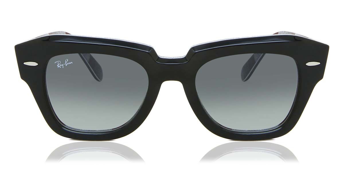 Lichaam Humoristisch slepen Ray-Ban RB2186 State Street 13183A Sunglasses in Black | SmartBuyGlasses USA