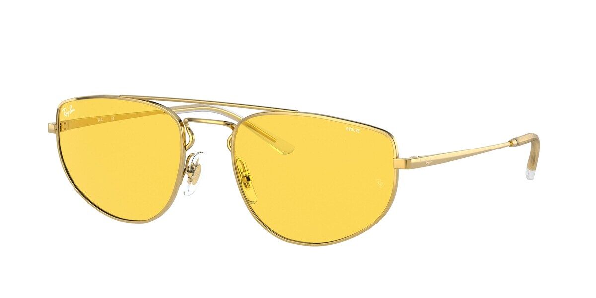 Ray Ban Rb2668 Ray-Ban RB3668 001/Q1 Sunglasses Gold | VisionDirect Australia
