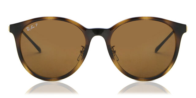 RB4334D Asian Fit Polarized Sunglasses Light Havana 