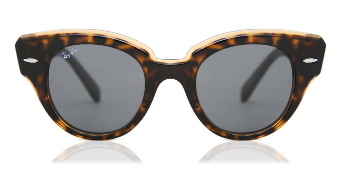 Ray-Ban RB2192 Roundabout 1323BH Cat Eye Burgundy Havana 