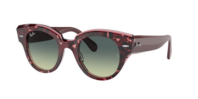 Ray-Ban RB2192 Roundabout 1323BH Cat Eye Burgundy Havana  display picture 3