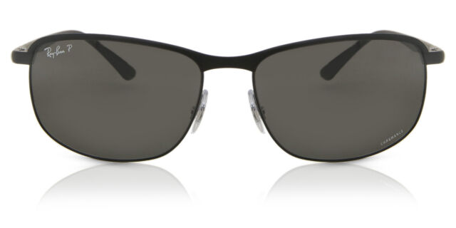 Ray-Ban RB3671CH Polarized 186/K8 Rectangle Black Sunglasses  display picture 2