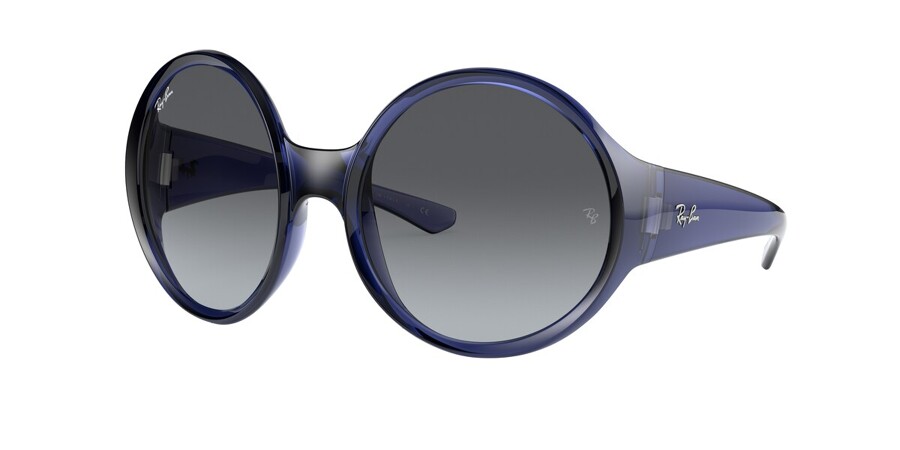 Ray-Ban RB4345 65318G Sunglasses in Transparent Blue | SmartBuyGlasses USA