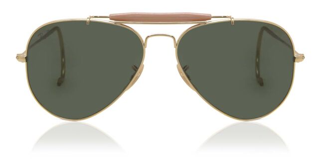 Ray-Ban RB3030 Outdoorsman I W3402 Aviator Gold Sunglasses  display picture 2