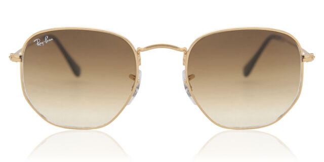 Ray-Ban RB3548 Hexagonal 001/51 Oval Gold Sunglasses 