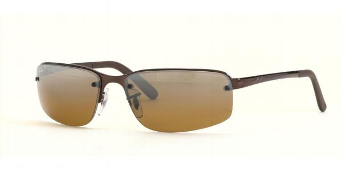 Lænestol Stærk vind det er alt Ray-Ban RB3239 Polarized 014/84 Sunglasses in Brown | SmartBuyGlasses USA
