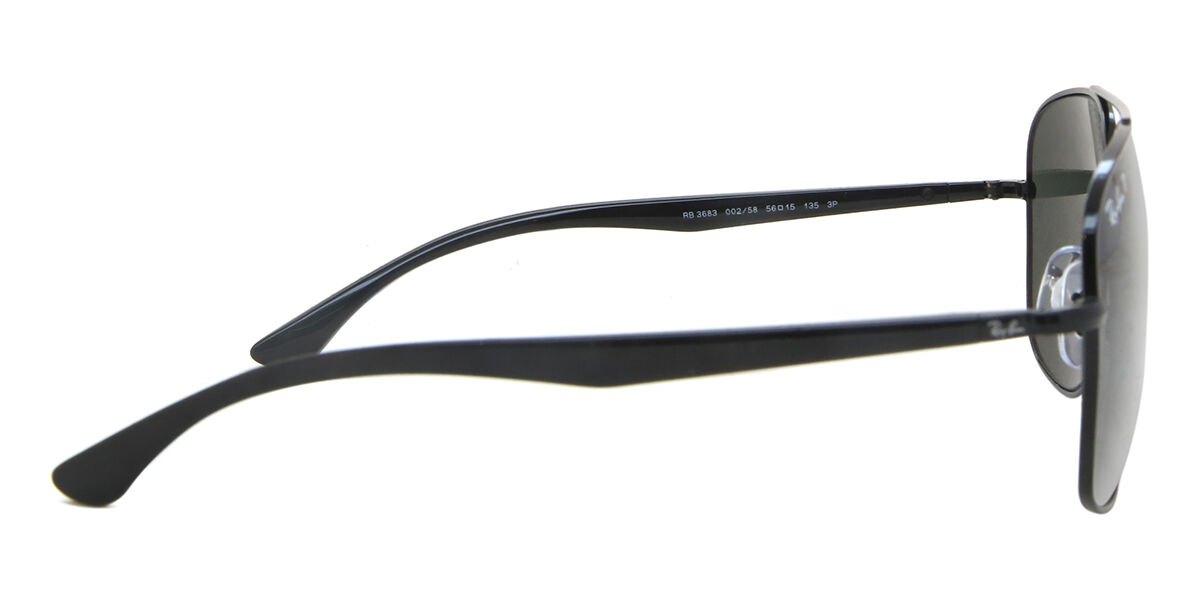 雑誌で紹介された Polished sunglasses Polarized RB3683 Black US SmartBuyGlasses | 小物