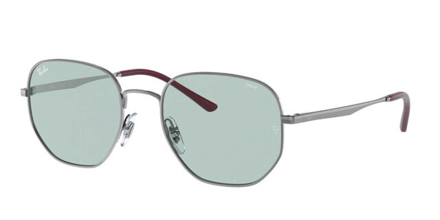 Ray-Ban RB3682 9226Q5 Oval Gunmetal Sunglasses  display picture 1