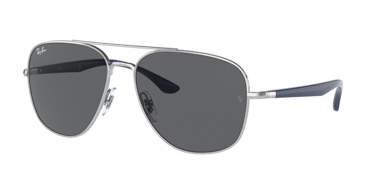 Ray-Ban RB3683 003/B1 Sunglasses Silver | VisionDirect Australia