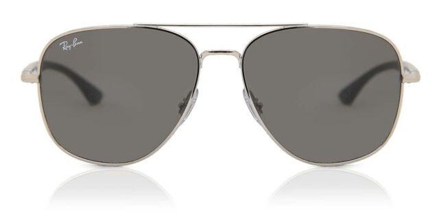 Ray-Ban RB3683 003/B1 Aviator Silver Sunglasses  display picture 2