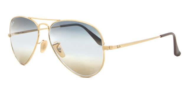 Ray-Ban RB3689 Aviator Metal II 001/GD Aviator Gold  display picture 2