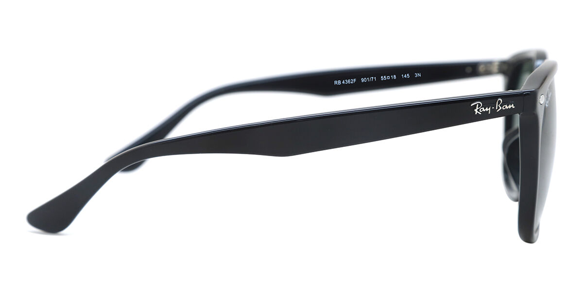 RB4362F Asian Fit サングラス Shiny Black | SmartBuyGlasses JP