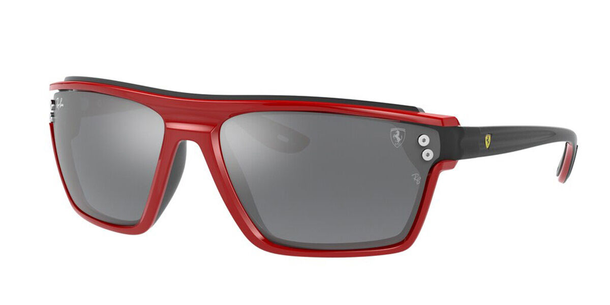Ray-Ban RB4370M F6236G Sunglasses in Red | SmartBuyGlasses USA