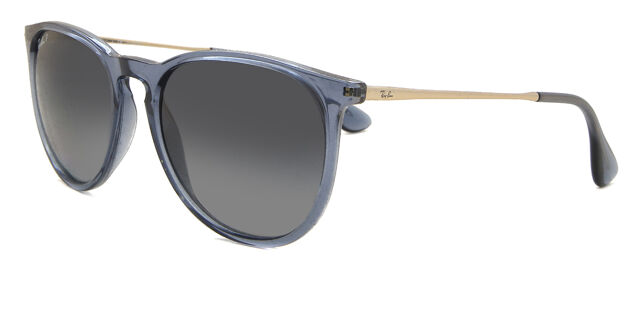 Erika Ray-Ban Polarized ERIKA @COLLECTION Sunglasses in Rubber Black and Black  main image 2