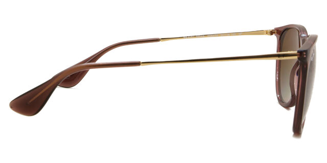 RB4171 Erika Polarized Sunglasses Transparent Dark Brown 