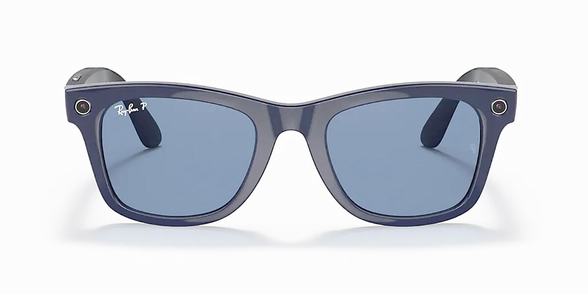 RayBan Stories RW4004/S Wayfarer Polarized 656083 Sunglasses in Shiny