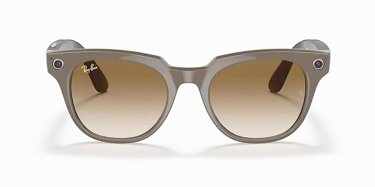 Ray-Ban Stories RW4005/S Meteor 656013 Sunglasses Shiny Brown ...