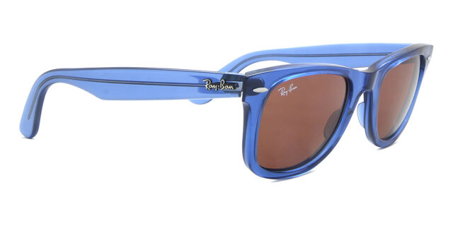 Lunettes de Soleil Ray-Ban RB2140 Wayfarer 6587C5 Transparent Blue