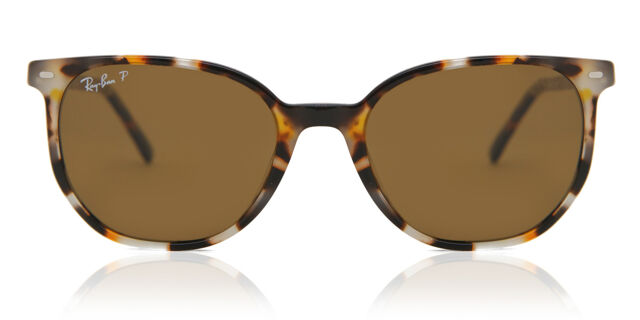 Ray-Ban RB2197 Elliot Polarized 135757 Oval Tortoise Brown  display picture 1