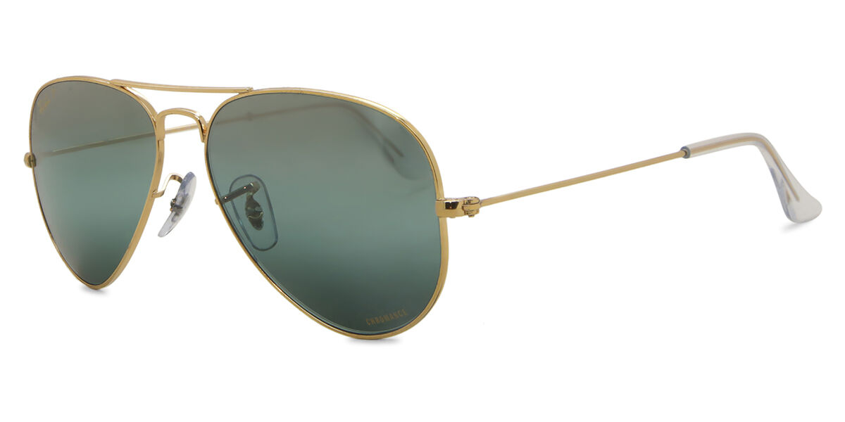 RB3025 Aviator Large Metal Polarized Sunglasses Gold SmartBuyGlasses USA