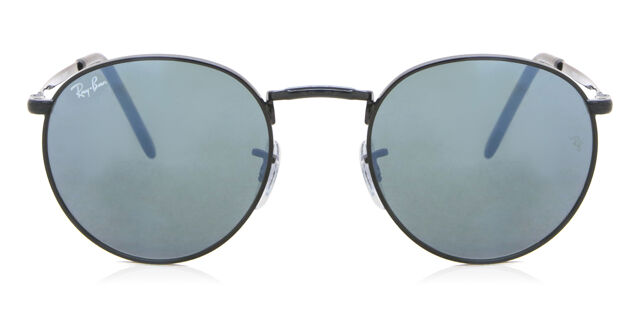 Ray-Ban RB3637 New Round 002/G1 Round Black Sunglasses  display picture 2