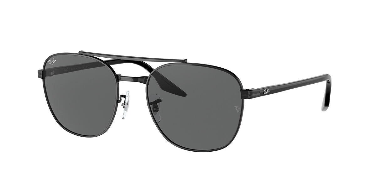 Ray-Ban RB3688 002/B1 Sunglasses Black | VisionDirect Australia