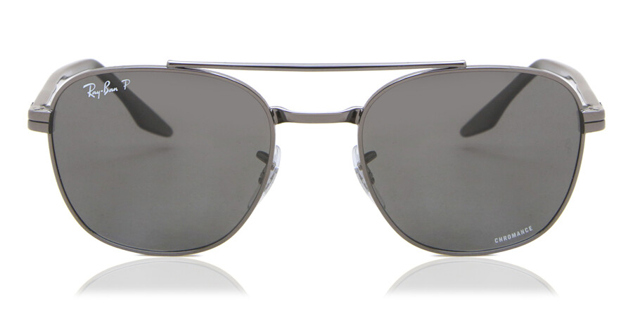 Ray-Ban RB3688 Polarized 004/K8 Sunglasses Gunmetal | VisionDirect Australia