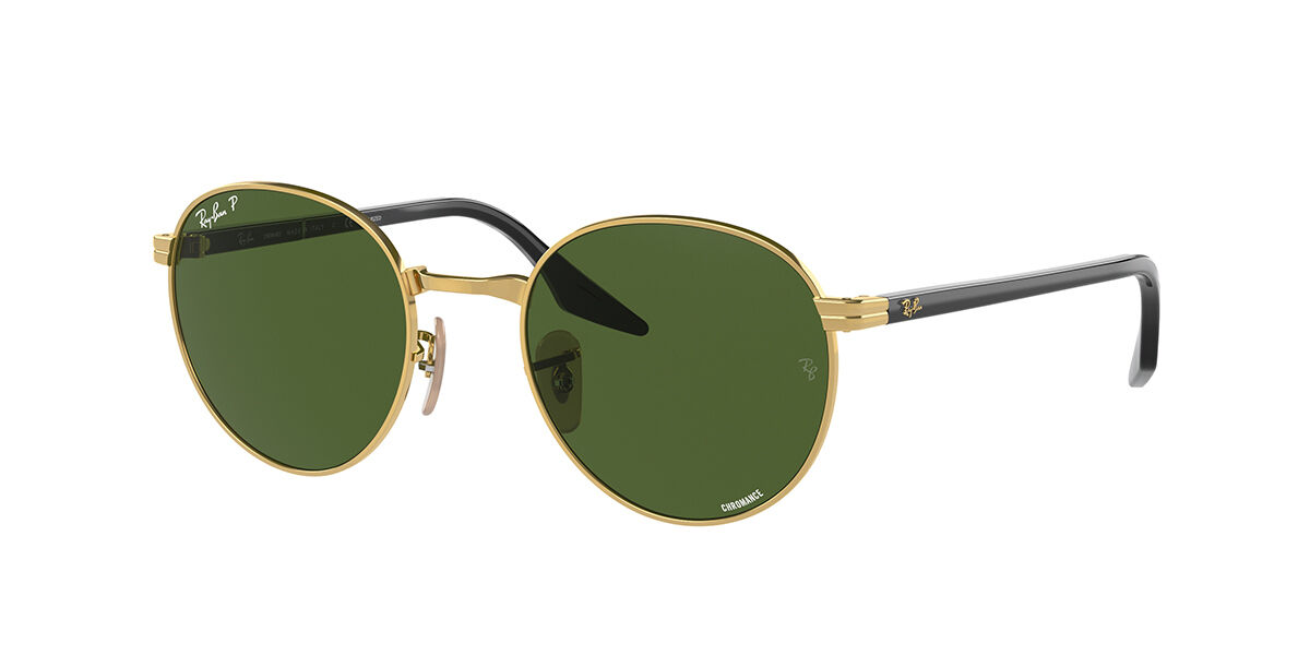 Ray-Ban RB3691 Polarized 001/P1 Sunglasses in Gold | SmartBuyGlasses USA