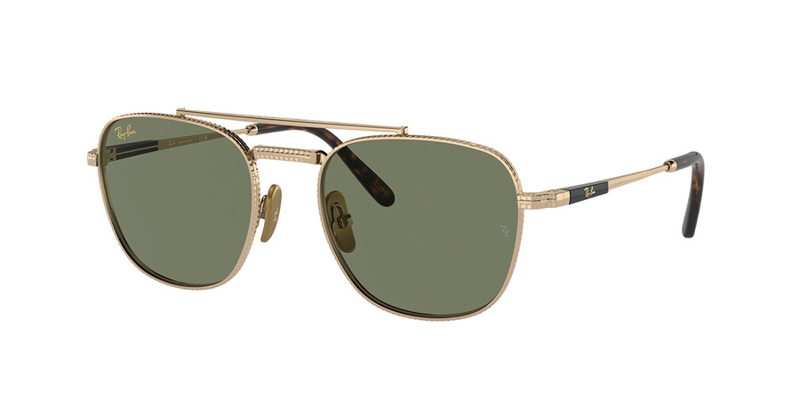 Ray-Ban RB8258 Frank II Titanium 313852 Sunglasses Gold | VisionDirect  Australia