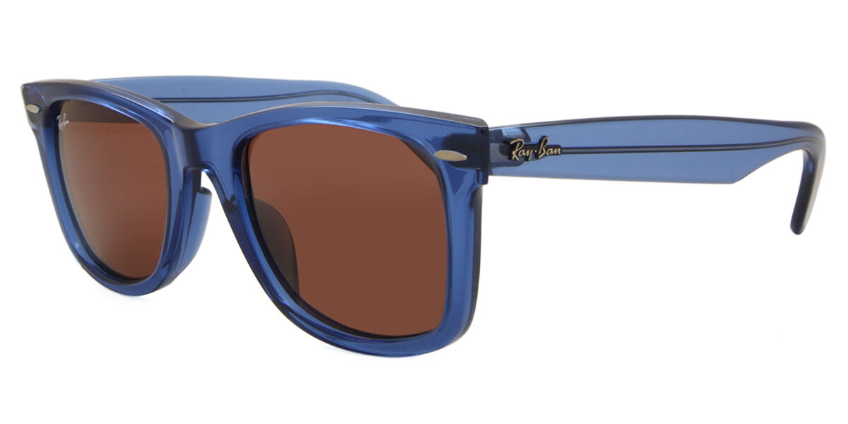RB2140F Asian Fit Sunglasses Transparent Blue